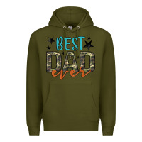 Army Green best dad ever Premium Hoodie - Artiststas