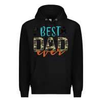 Black best dad ever Premium Hoodie - Artiststas