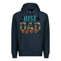 Navy best dad ever Premium Hoodie - Artiststas