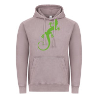 Vintage Zinc gecko reptile Vintage Hoodie - artisFamous