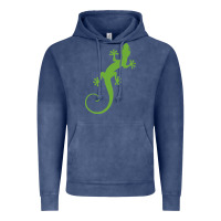 Vintage Denim gecko reptile Vintage Hoodie - artisFamous
