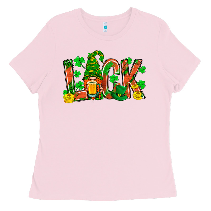 Western Luck With Gnome And Beer Ladies Tee by BundleAndBundleShop | Teevron