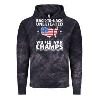 Cloud Black back to back undefeated world war champs Vintage Hoodie - artisFamous