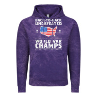 Cloud Purple back to back undefeated world war champs Vintage Hoodie - artisFamous
