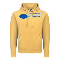 Vintage Mustard blue note jazz music records Vintage Hoodie - artisFamous