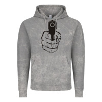 Cloud Rock hands up pistol Vintage Hoodie - artisFamous