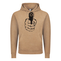 Vintage Coffee hands up pistol Vintage Hoodie - artisFamous