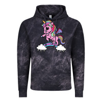 Cloud Black cute unicorn Vintage Hoodie - artisFamous
