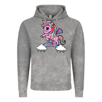 Cloud Rock cute unicorn Vintage Hoodie - artisFamous