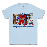 Dusty Blue emt emergency medical technician Classic Tee - OliviaCreatesArt