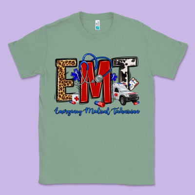 Emt Emergency Medical Technician Classic Tee Designed By Oliviacreatesart