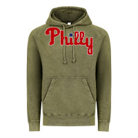 Vintage Olive baseball philly Vintage Hoodie - artisFamous