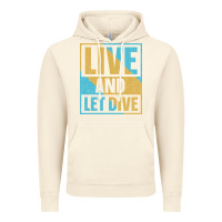Vintage Artic Live And Let Dive Retro Style Vintage Hoodie - artisFamous