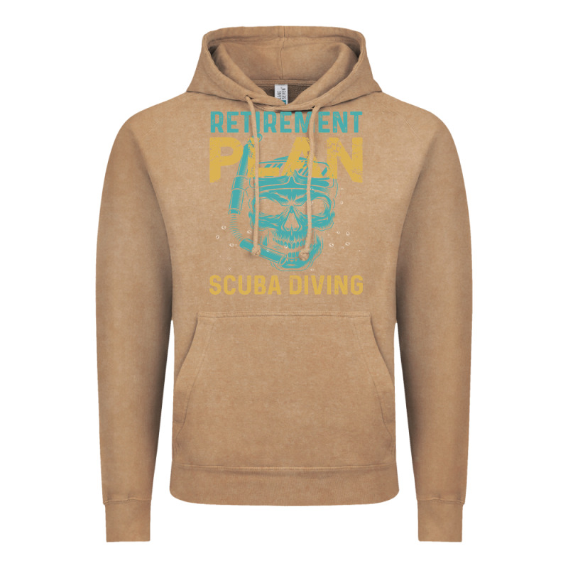Retirement Plan Scuba Diving Vintage Hoodie by artisFamous | Teevron