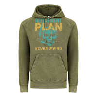 Vintage Olive Retirement Plan Scuba Diving Vintage Hoodie - artisFamous