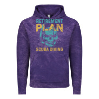 Cloud Purple Retirement Plan Scuba Diving Vintage Hoodie - artisFamous