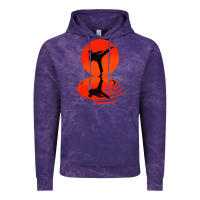 Cloud Purple karate and kung fu Vintage Hoodie - artisFamous