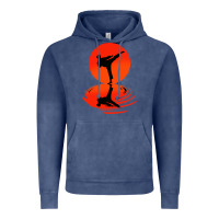 Vintage Denim karate and kung fu Vintage Hoodie - artisFamous