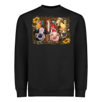 Black western farm animals Heavyweight Sweatshirt - RanaPortraitStore