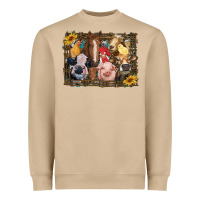 Mushroom western farm animals Heavyweight Sweatshirt - RanaPortraitStore