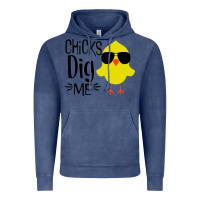 Vintage Denim kids chick dig me christian Vintage Hoodie - artisFamous