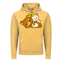 Vintage Mustard rilakkuma rila head shirt Vintage Hoodie - artisFamous