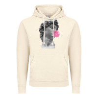 Vintage Artic Vaporwave statue head with bubblegum Vintage Hoodie - artisFamous
