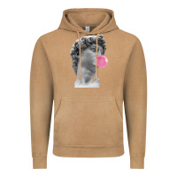 Vintage Camel Vaporwave statue head with bubblegum Vintage Hoodie - artisFamous
