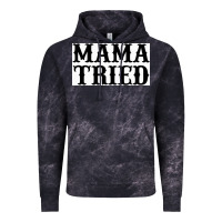 Cloud Black Mama Tried Vintage Hoodie - artisFamous