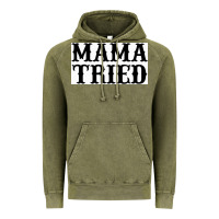 Vintage Olive Mama Tried Vintage Hoodie - artisFamous
