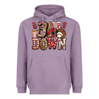Lavender three up three down baseball Heavyweight Hoodie - Jasminsmagicworld
