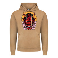 Vintage Camel demon oni mask Vintage Hoodie - artisFamous