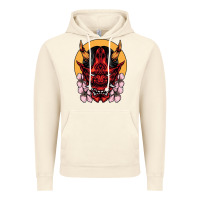 Vintage Artic demon oni mask Vintage Hoodie - artisFamous