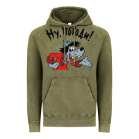 Vintage Olive nu pogodi! Vintage Hoodie - artisFamous