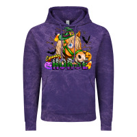 Cloud Purple spooky horse Vintage Hoodie - CowhideDigitalArt