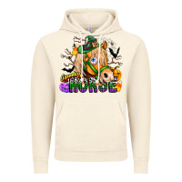 Vintage Artic spooky horse Vintage Hoodie - CowhideDigitalArt