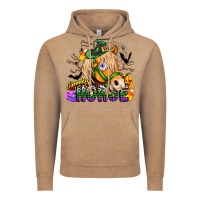 Vintage Coffee spooky horse Vintage Hoodie - CowhideDigitalArt