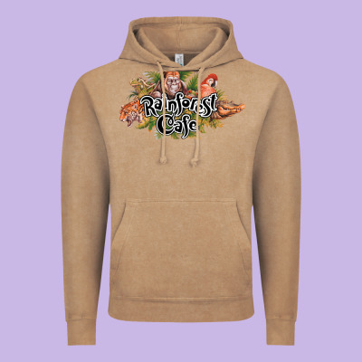 Rainforest Cafe Vintage Hoodie Designed By Artisfamous