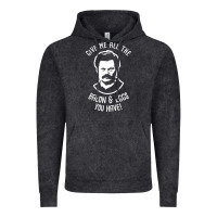Vintage Black Ron tv show parks Swanson - Bacon & Eggs Vintage Hoodie - artisFamous