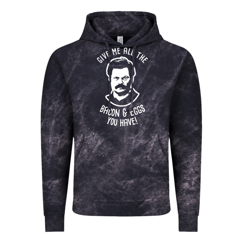 Ron Tv Show Parks Swanson - Bacon & Eggs Vintage Hoodie by artisFamous | Teevron
