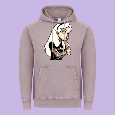 Alice In Wonderland Vintage Hoodie Designed By Artisfamous