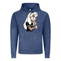 Vintage Denim alice in wonderland Vintage Hoodie - artisFamous