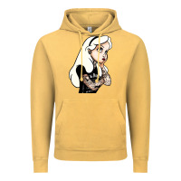 Vintage Mustard alice in wonderland Vintage Hoodie - artisFamous