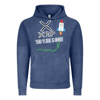 Vintage Denim xrp to the moon Vintage Hoodie - artisFamous