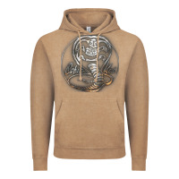 Vintage Coffee cobra k.a.i rusted steel snake lo go graphic t shirt Vintage Hoodie - artisFamous