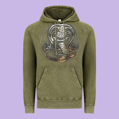 Cobra K.a.i Rusted Steel Snake Lo Go Graphic T Shirt Vintage Hoodie Designed By Artisfamous