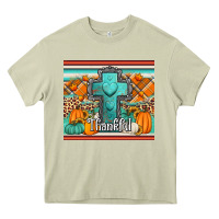 Mossy fall thankfull cross Heavy Core Tee - Jasminsmagicworld