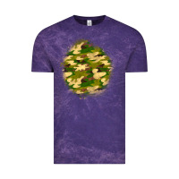 Cloud Purple camouflage patch Vintage Tee - BundleAndBundleShop