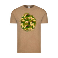 Vintage Coffee camouflage patch Vintage Tee - BundleAndBundleShop