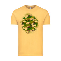 Vintage Mustard camouflage patch Vintage Tee - BundleAndBundleShop